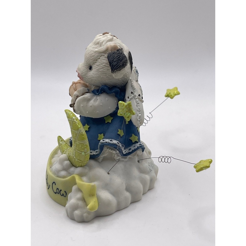 Enesco Mary Rhyner-Nadig Silent Night Holy Cow Angel Figurine 274410 1997 - Picture 2 of 5